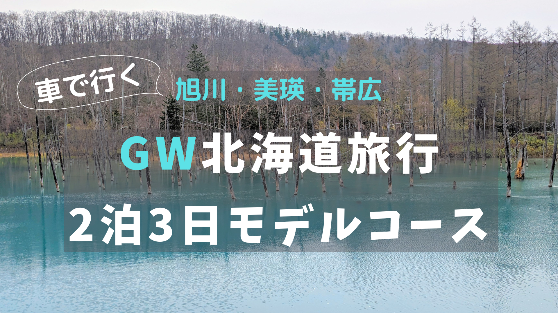 【旭川・美瑛・帯広】GWの北海道旅行 2泊3日モデルコース